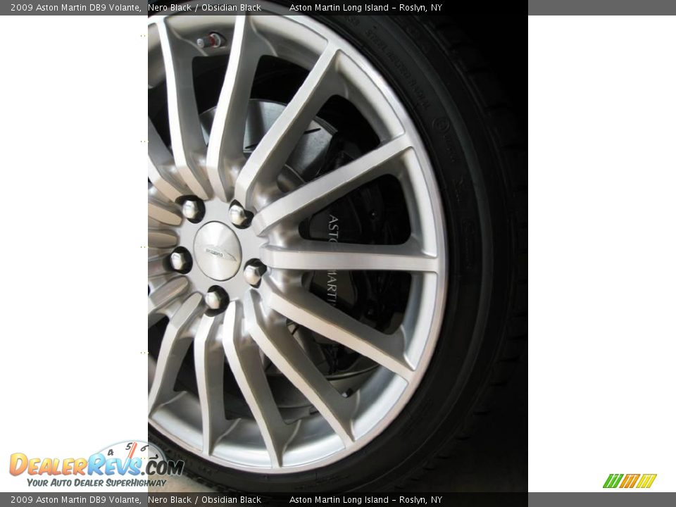2009 Aston Martin DB9 Volante Nero Black / Obsidian Black Photo #11
