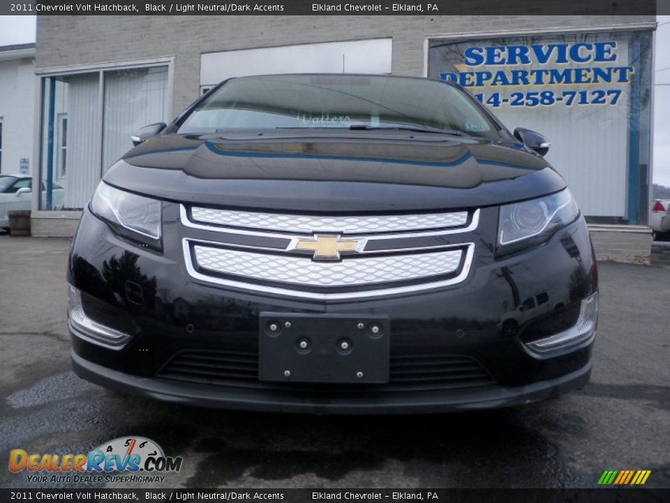 2011 Chevrolet Volt Hatchback Black / Light Neutral/Dark Accents Photo #2