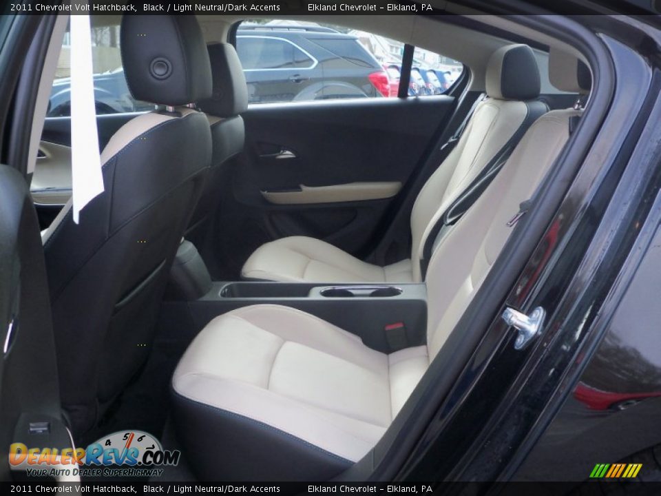 Rear Seat of 2011 Chevrolet Volt Hatchback Photo #12