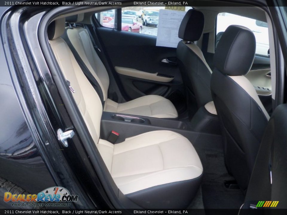 Rear Seat of 2011 Chevrolet Volt Hatchback Photo #13