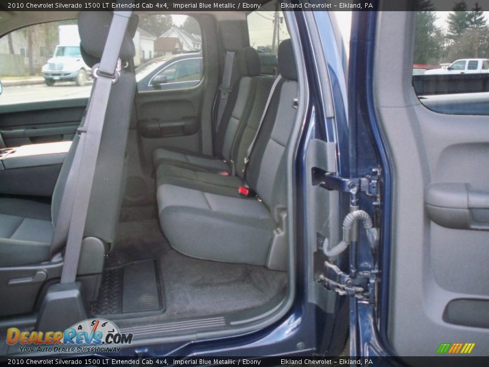 2010 Chevrolet Silverado 1500 LT Extended Cab 4x4 Imperial Blue Metallic / Ebony Photo #12
