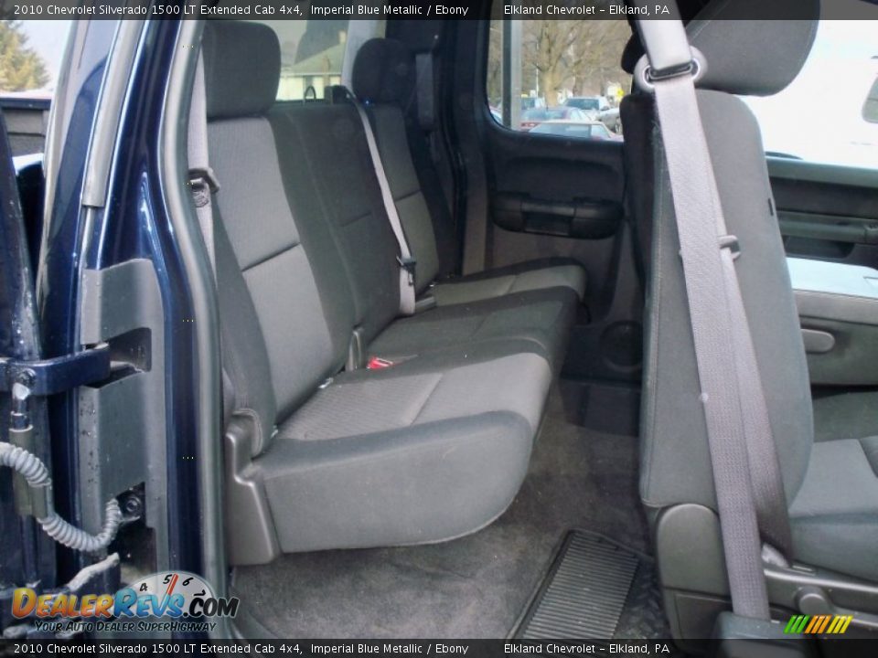 2010 Chevrolet Silverado 1500 LT Extended Cab 4x4 Imperial Blue Metallic / Ebony Photo #13