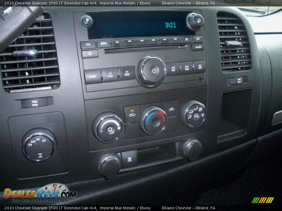 2010 Chevrolet Silverado 1500 LT Extended Cab 4x4 Imperial Blue Metallic / Ebony Photo #21