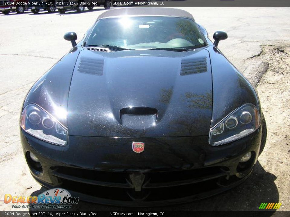 2004 Dodge Viper SRT-10 Viper Black / Black/Red Photo #2