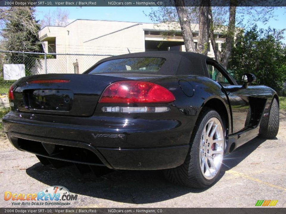 2004 Dodge Viper SRT-10 Viper Black / Black/Red Photo #7