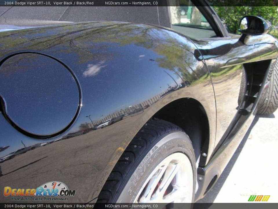 2004 Dodge Viper SRT-10 Viper Black / Black/Red Photo #8