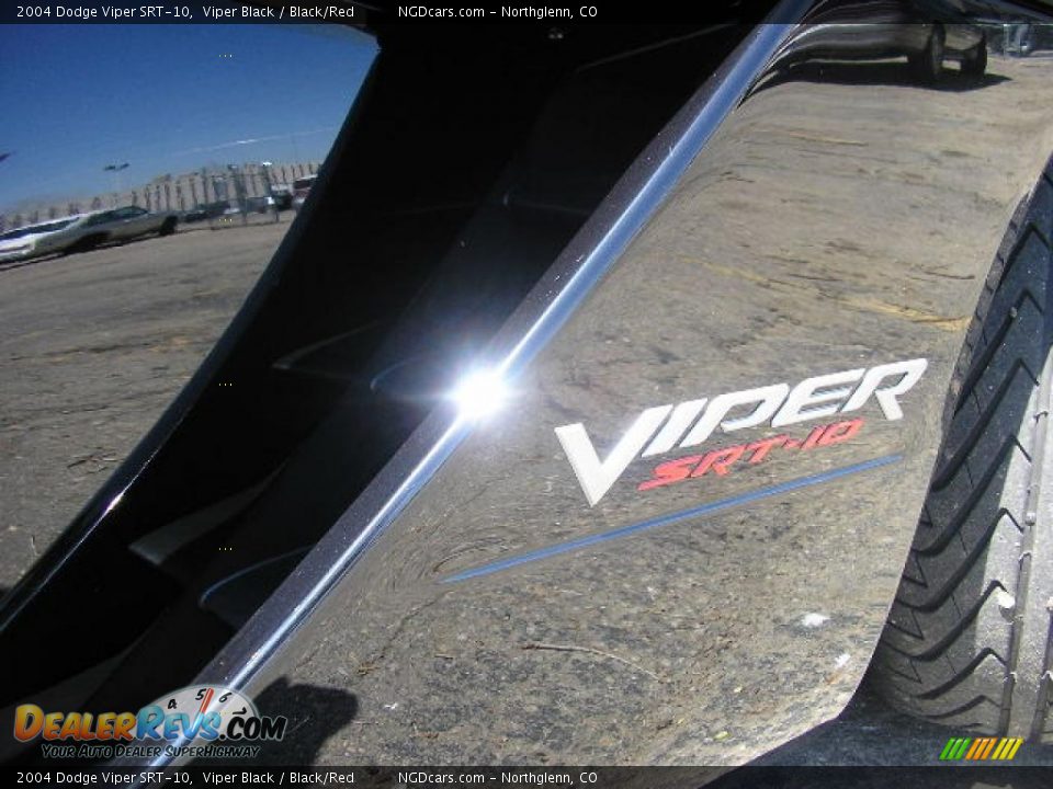2004 Dodge Viper SRT-10 Viper Black / Black/Red Photo #10