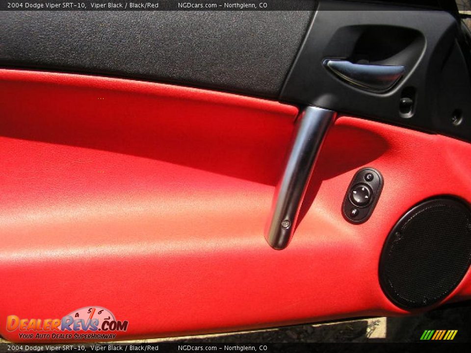 2004 Dodge Viper SRT-10 Viper Black / Black/Red Photo #13