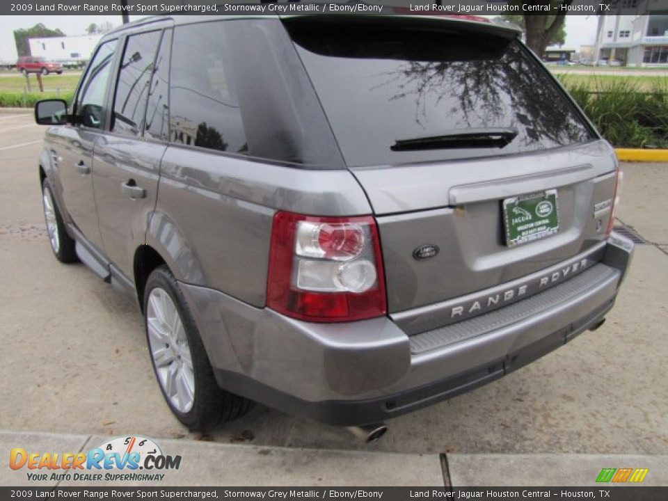 2009 Land Rover Range Rover Sport Supercharged Stornoway Grey Metallic / Ebony/Ebony Photo #8