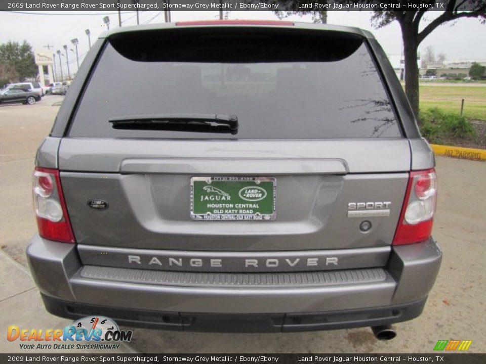 2009 Land Rover Range Rover Sport Supercharged Stornoway Grey Metallic / Ebony/Ebony Photo #9