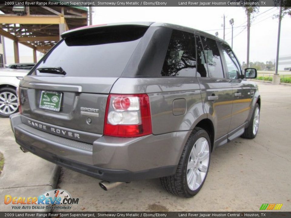 2009 Land Rover Range Rover Sport Supercharged Stornoway Grey Metallic / Ebony/Ebony Photo #10