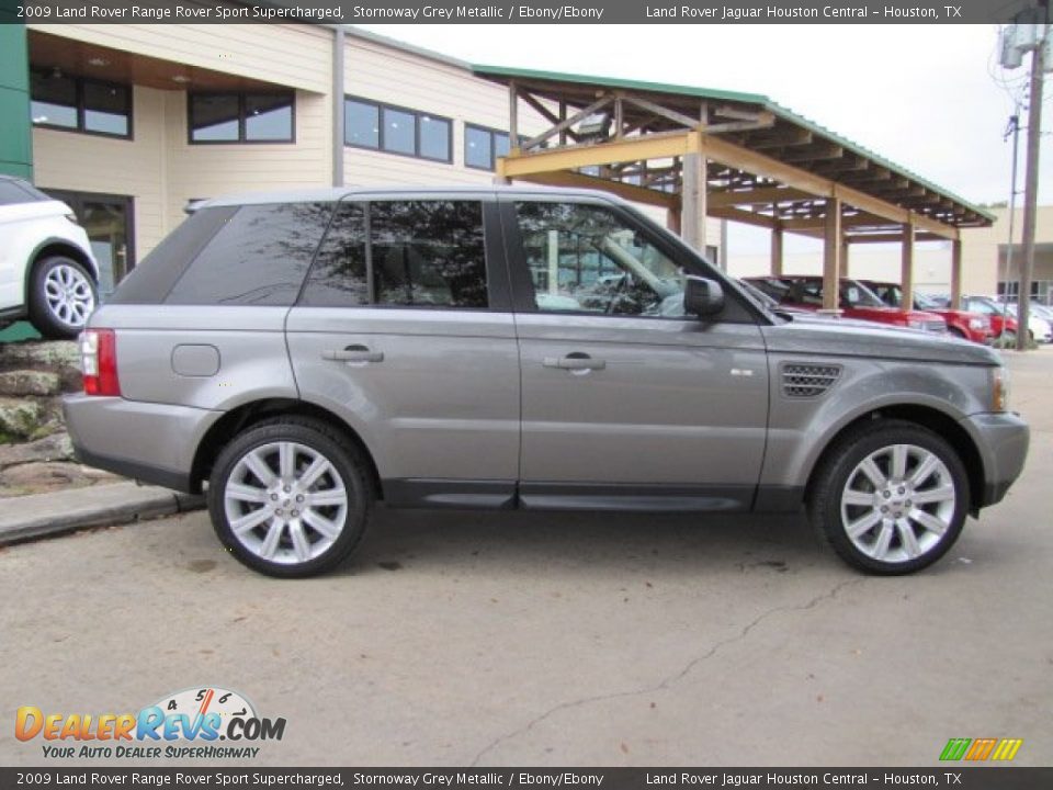2009 Land Rover Range Rover Sport Supercharged Stornoway Grey Metallic / Ebony/Ebony Photo #11