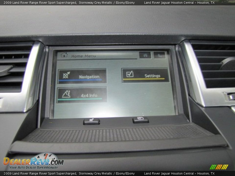 2009 Land Rover Range Rover Sport Supercharged Stornoway Grey Metallic / Ebony/Ebony Photo #17