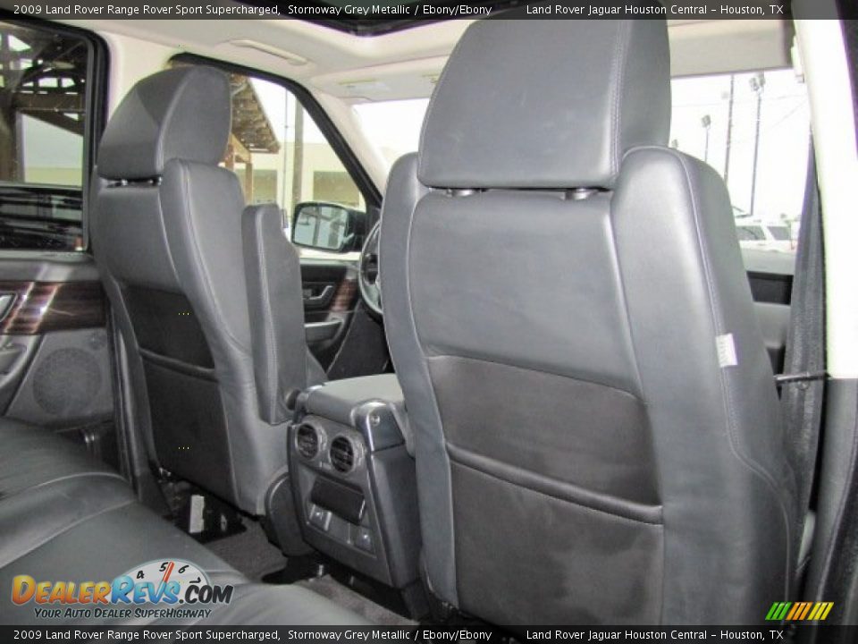 2009 Land Rover Range Rover Sport Supercharged Stornoway Grey Metallic / Ebony/Ebony Photo #24