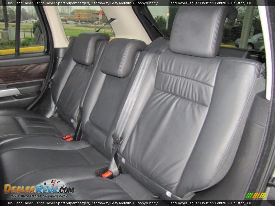 Rear Seat of 2009 Land Rover Range Rover Sport Supercharged Photo #29