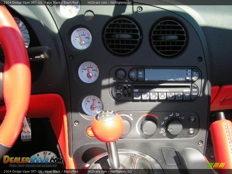 2004 Dodge Viper SRT-10 Viper Black / Black/Red Photo #27