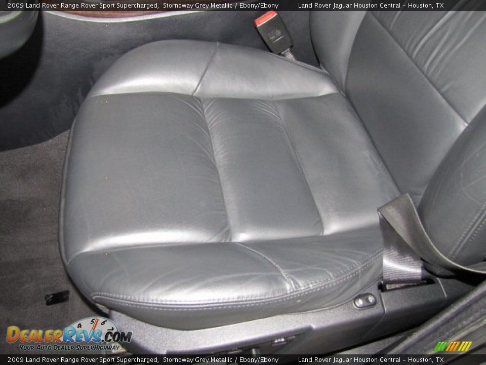 2009 Land Rover Range Rover Sport Supercharged Stornoway Grey Metallic / Ebony/Ebony Photo #35