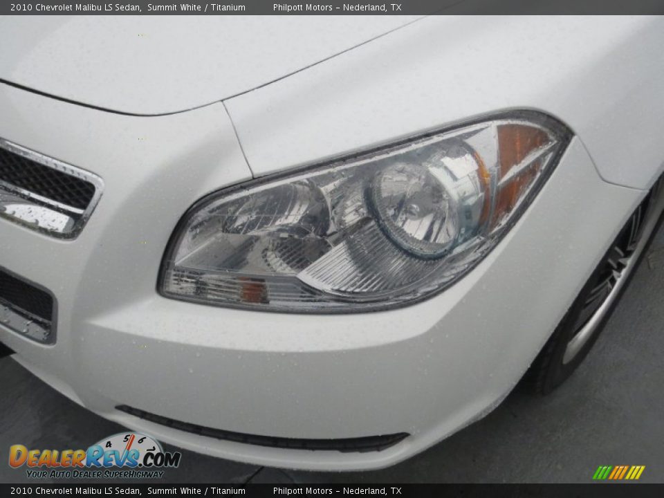 2010 Chevrolet Malibu LS Sedan Summit White / Titanium Photo #9