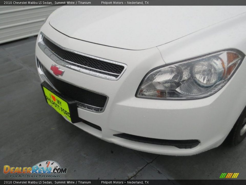 2010 Chevrolet Malibu LS Sedan Summit White / Titanium Photo #10