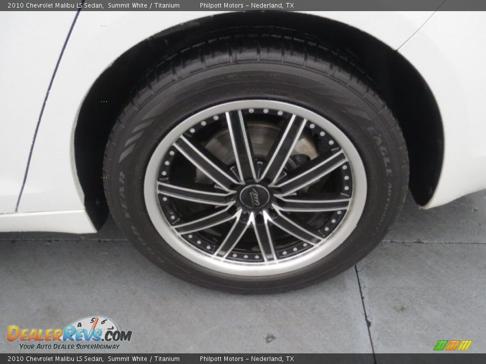 2010 Chevrolet Malibu LS Sedan Summit White / Titanium Photo #12