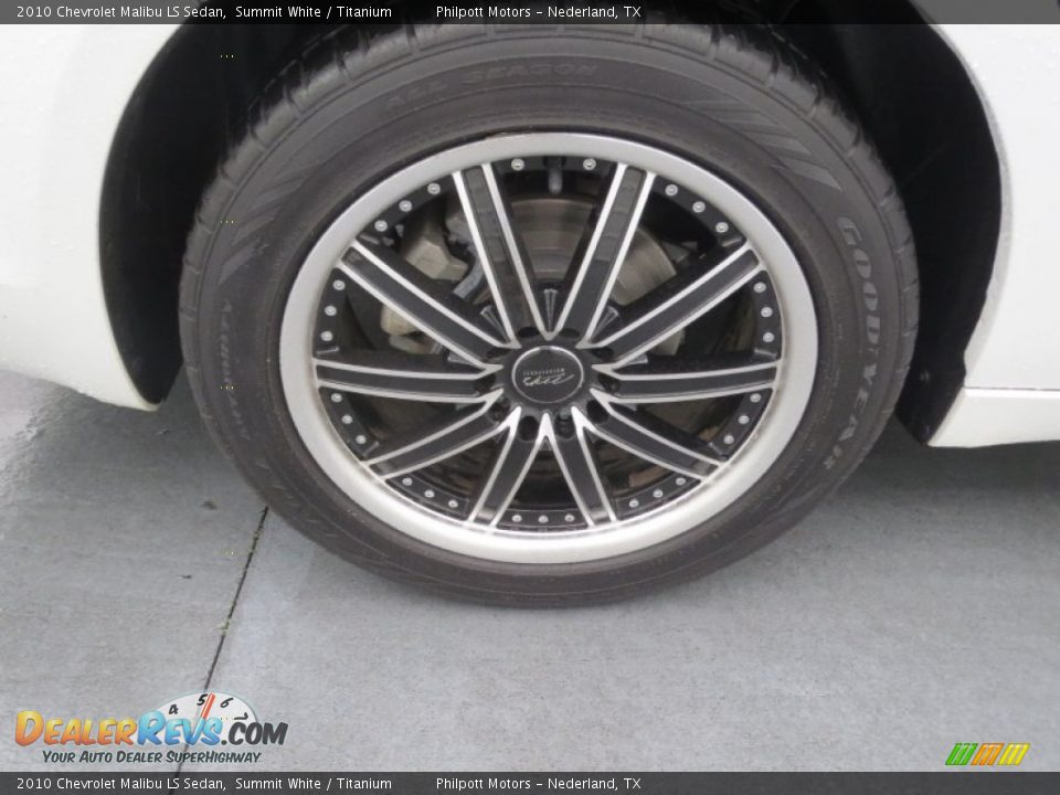 2010 Chevrolet Malibu LS Sedan Summit White / Titanium Photo #13