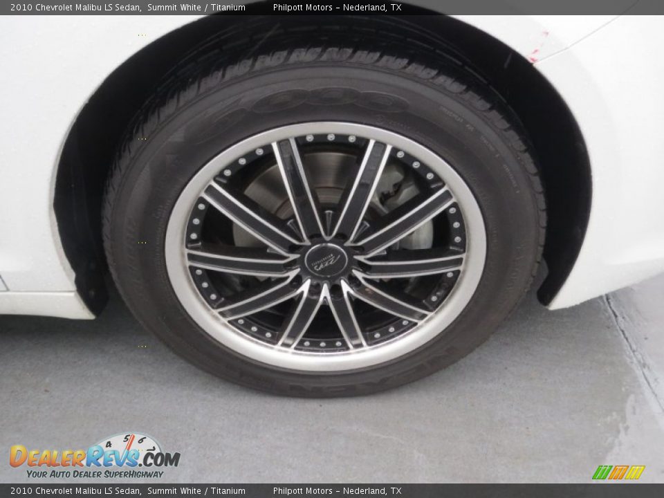 2010 Chevrolet Malibu LS Sedan Summit White / Titanium Photo #14