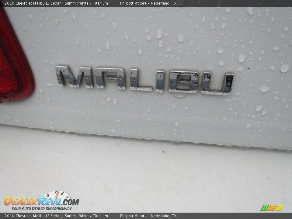 2010 Chevrolet Malibu LS Sedan Summit White / Titanium Photo #20