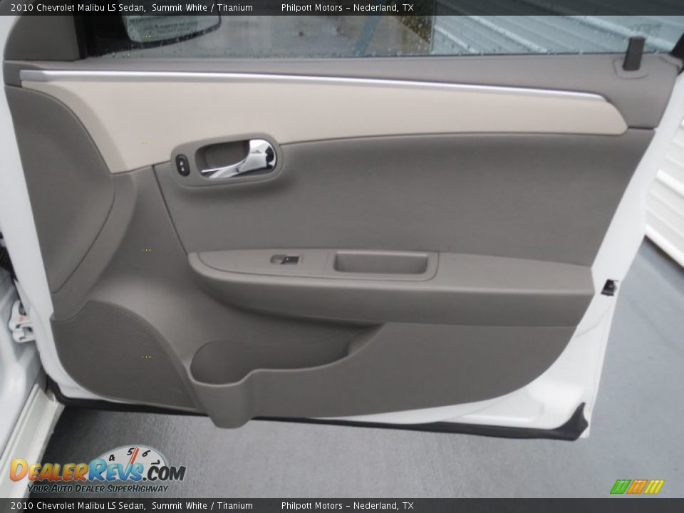 2010 Chevrolet Malibu LS Sedan Summit White / Titanium Photo #24