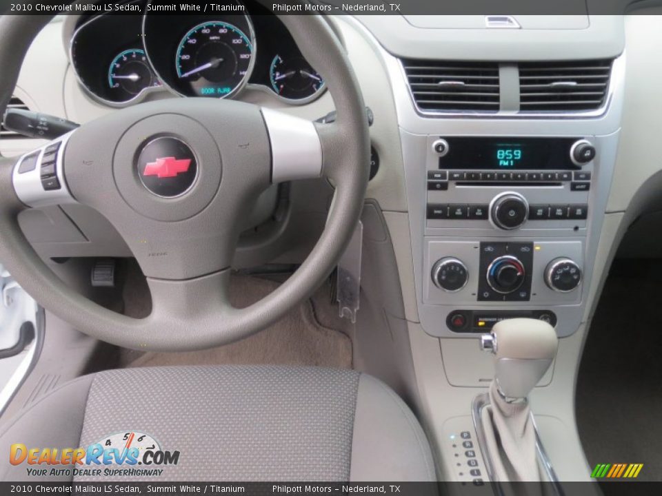 2010 Chevrolet Malibu LS Sedan Summit White / Titanium Photo #36