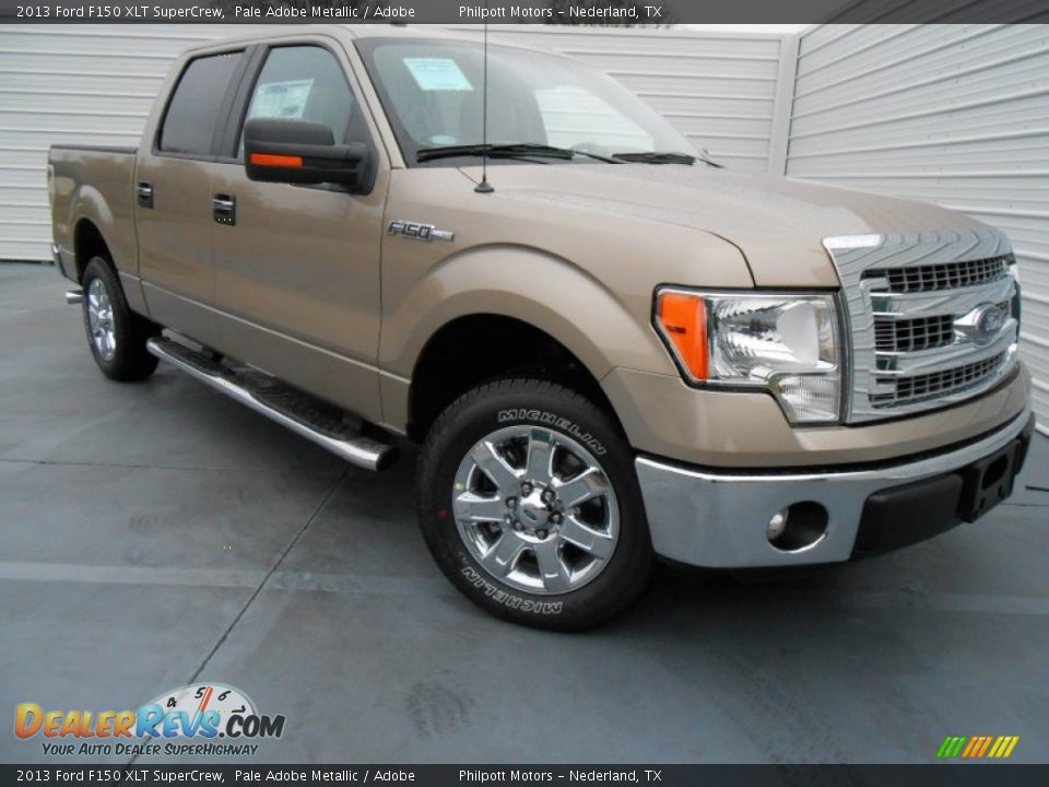 2013 Ford F150 XLT SuperCrew Pale Adobe Metallic / Adobe Photo #1