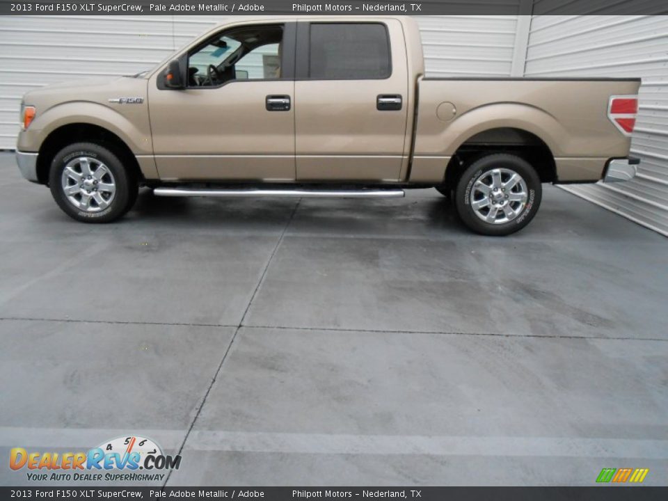 2013 Ford F150 XLT SuperCrew Pale Adobe Metallic / Adobe Photo #7
