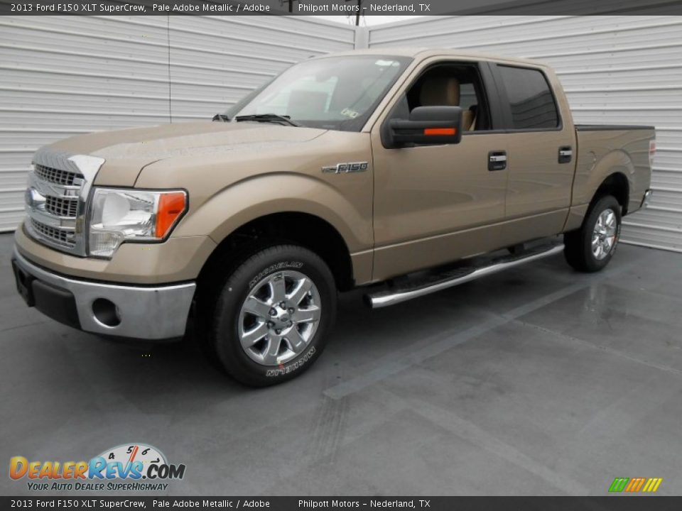 2013 Ford F150 XLT SuperCrew Pale Adobe Metallic / Adobe Photo #8