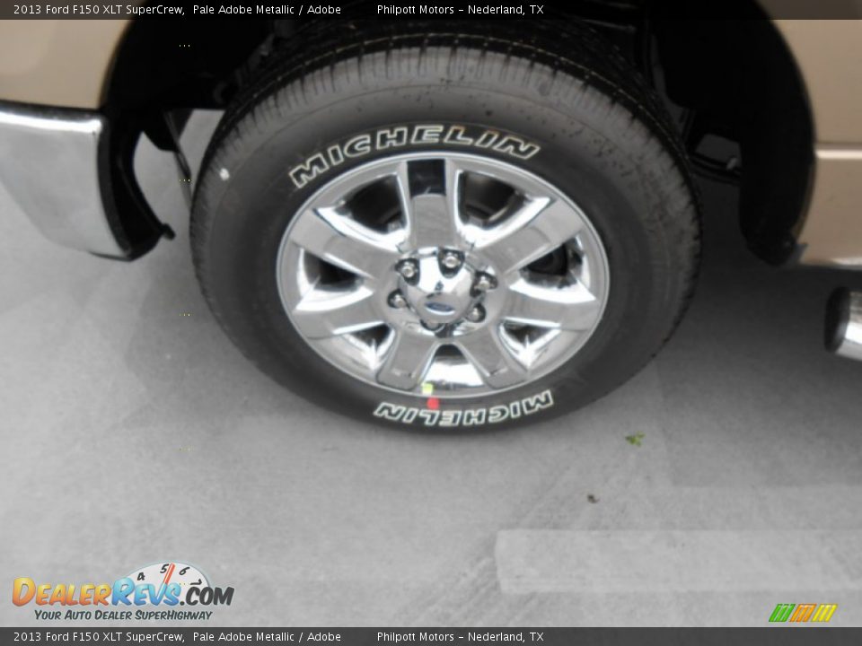 2013 Ford F150 XLT SuperCrew Pale Adobe Metallic / Adobe Photo #12