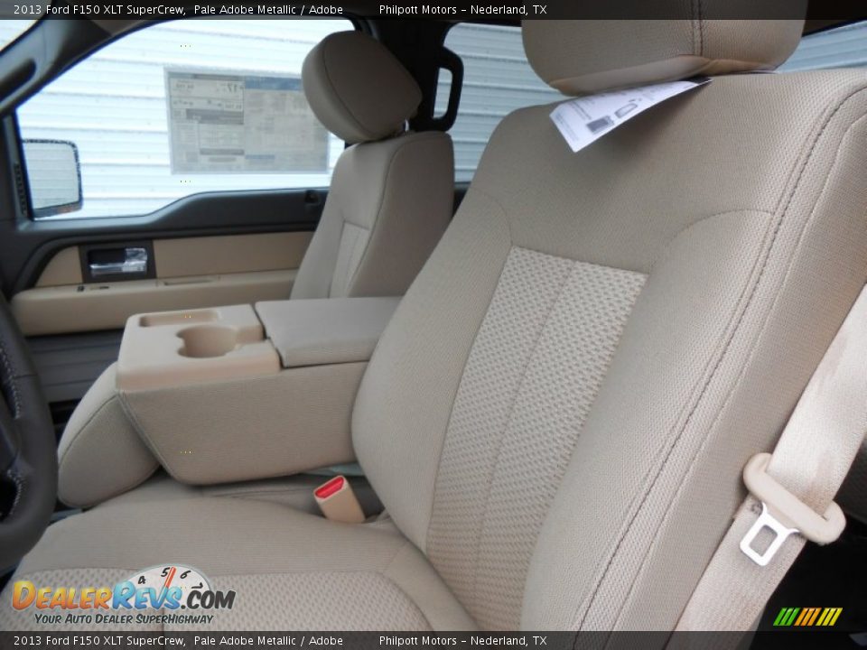 2013 Ford F150 XLT SuperCrew Pale Adobe Metallic / Adobe Photo #24