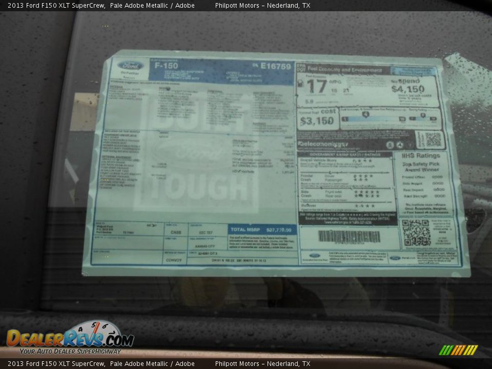 2013 Ford F150 XLT SuperCrew Pale Adobe Metallic / Adobe Photo #32