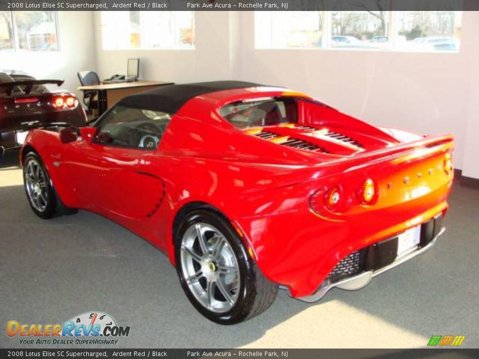 2008 Lotus Elise SC Supercharged Ardent Red / Black Photo #4