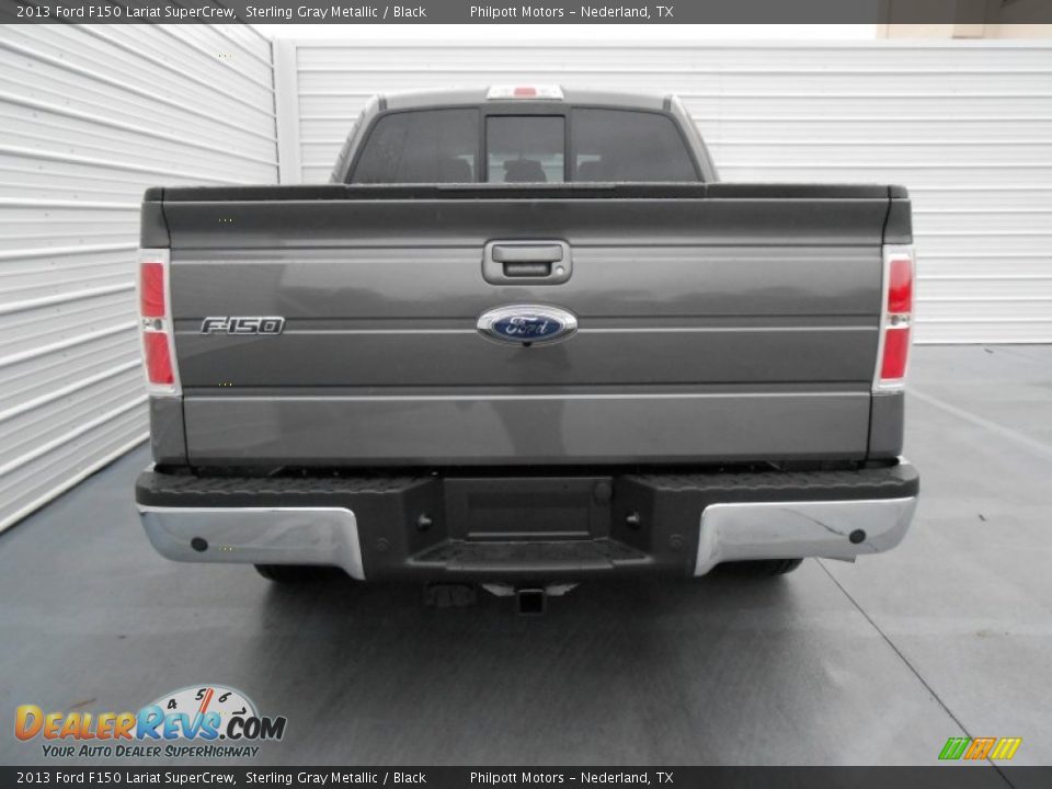 2013 Ford F150 Lariat SuperCrew Sterling Gray Metallic / Black Photo #4