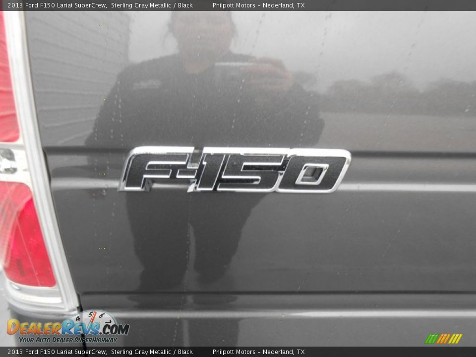 2013 Ford F150 Lariat SuperCrew Sterling Gray Metallic / Black Photo #5