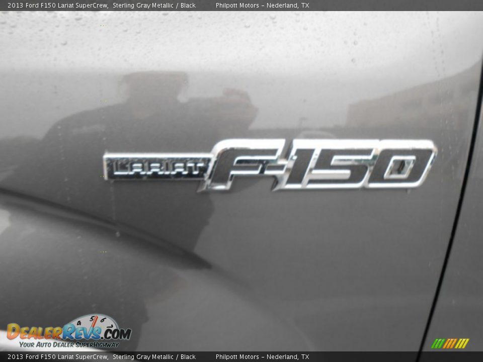 2013 Ford F150 Lariat SuperCrew Sterling Gray Metallic / Black Photo #12