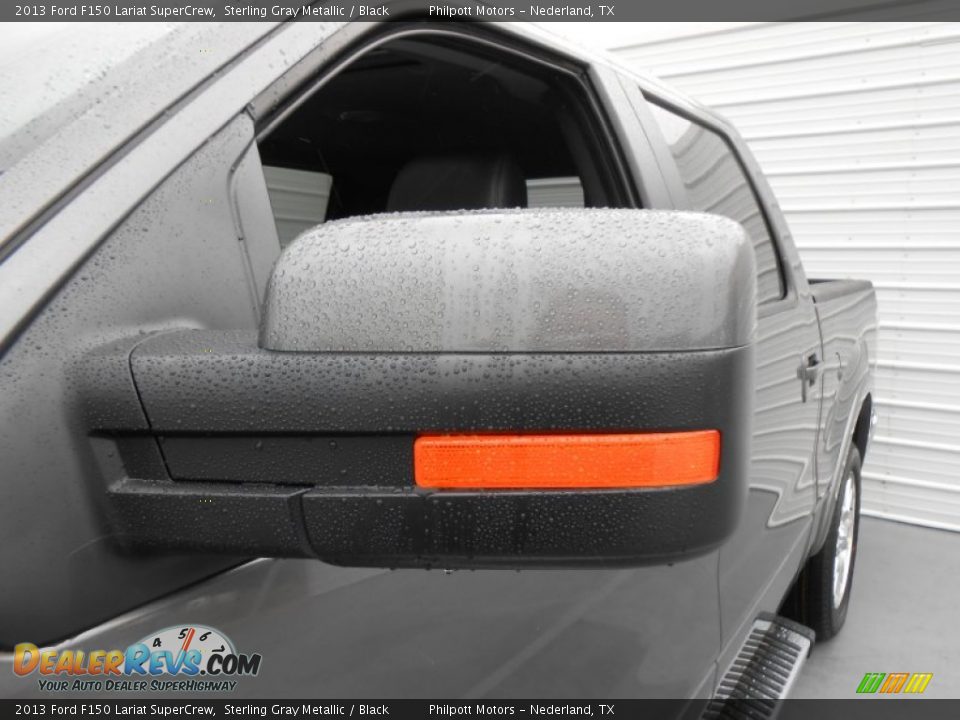 2013 Ford F150 Lariat SuperCrew Sterling Gray Metallic / Black Photo #15