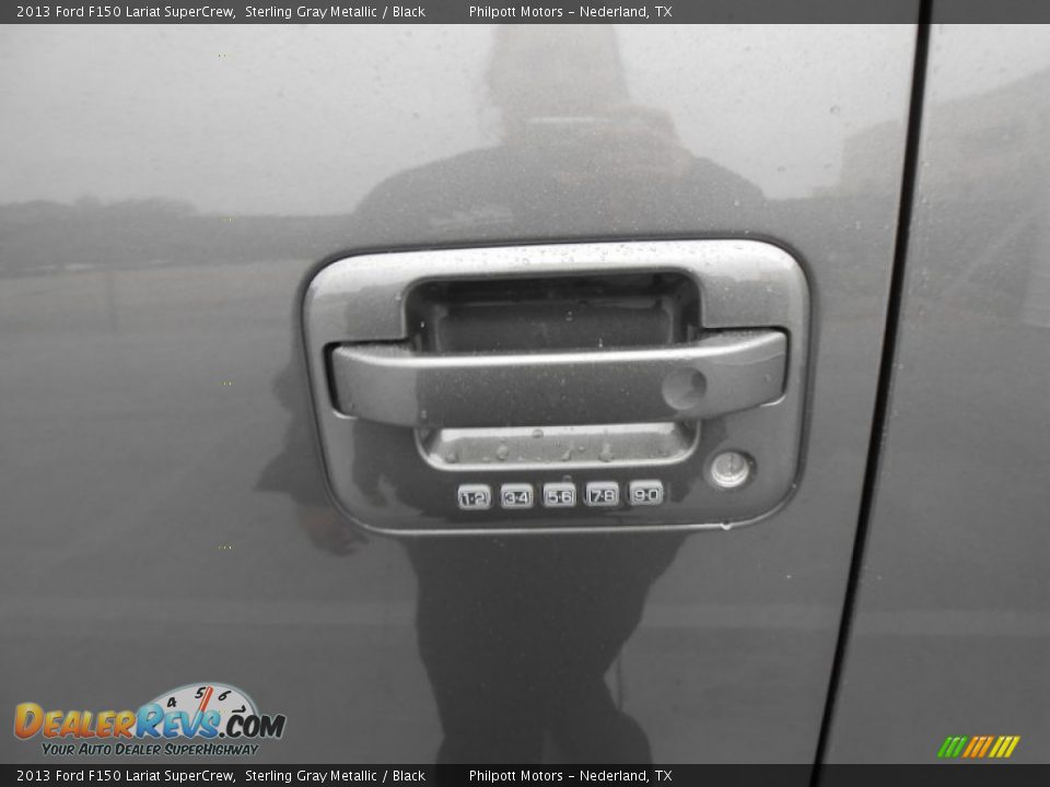 2013 Ford F150 Lariat SuperCrew Sterling Gray Metallic / Black Photo #16