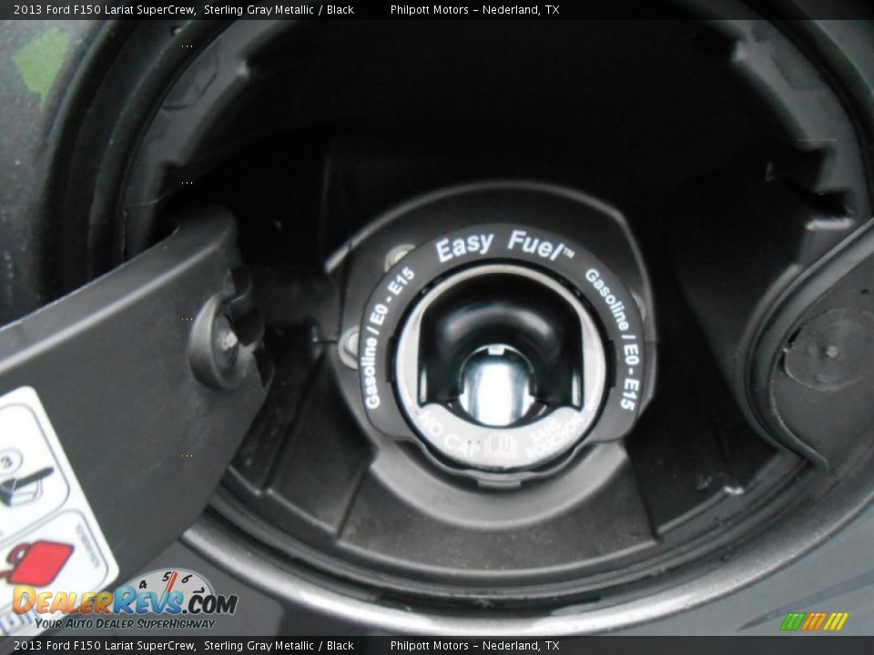 2013 Ford F150 Lariat SuperCrew Sterling Gray Metallic / Black Photo #17