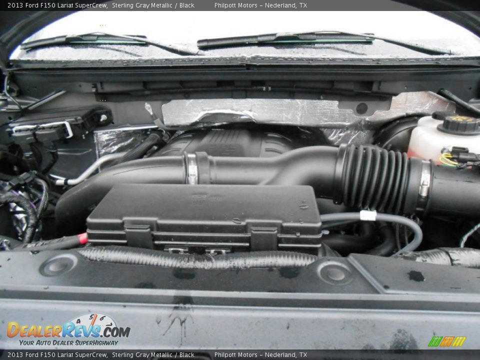 2013 Ford F150 Lariat SuperCrew Sterling Gray Metallic / Black Photo #18