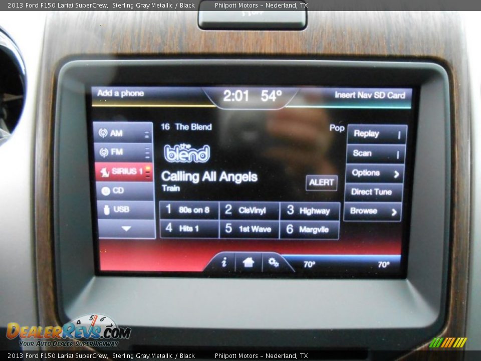 Audio System of 2013 Ford F150 Lariat SuperCrew Photo #29