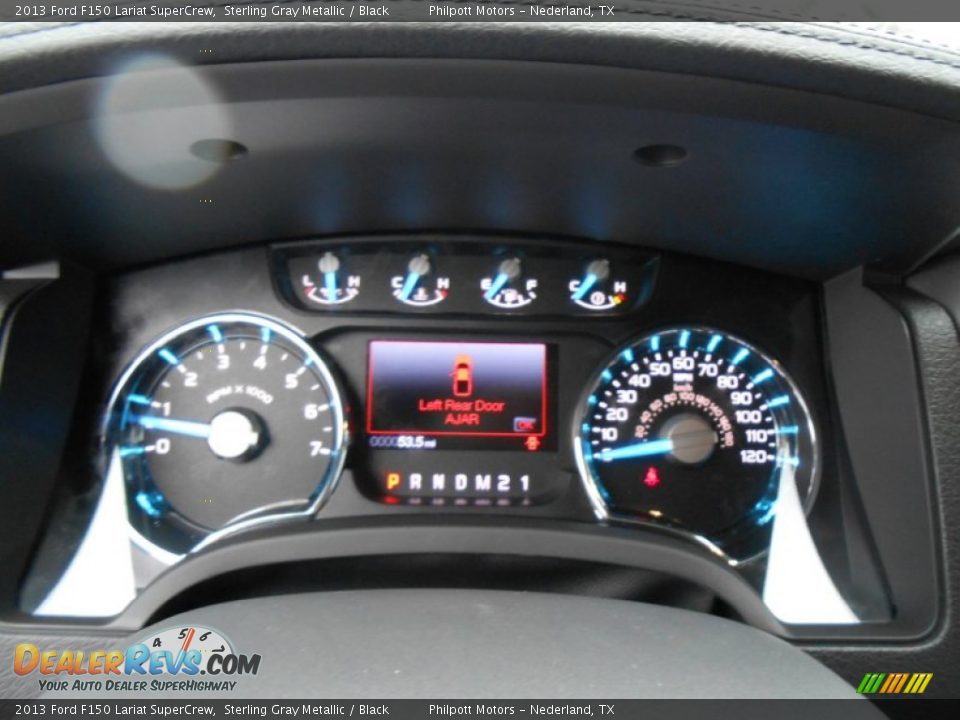 2013 Ford F150 Lariat SuperCrew Sterling Gray Metallic / Black Photo #33