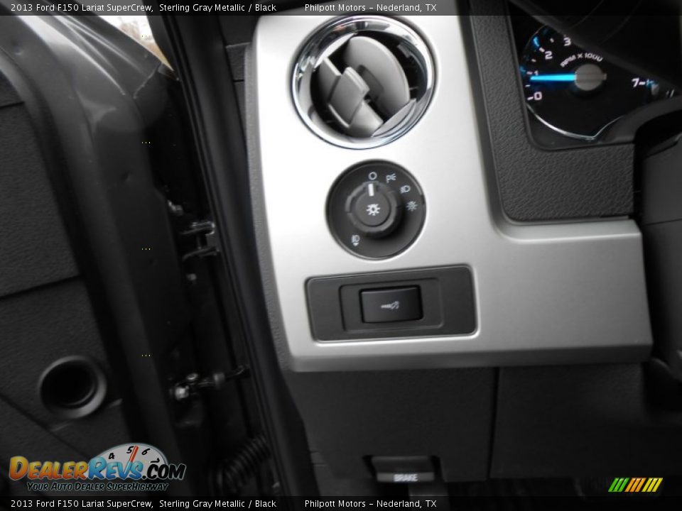 2013 Ford F150 Lariat SuperCrew Sterling Gray Metallic / Black Photo #34