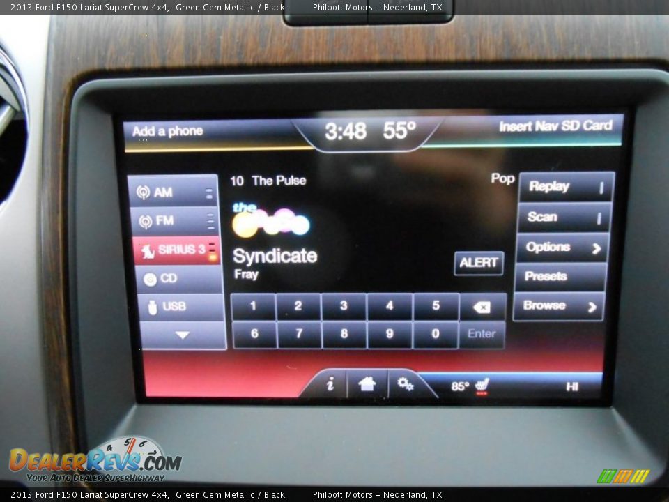 Audio System of 2013 Ford F150 Lariat SuperCrew 4x4 Photo #28