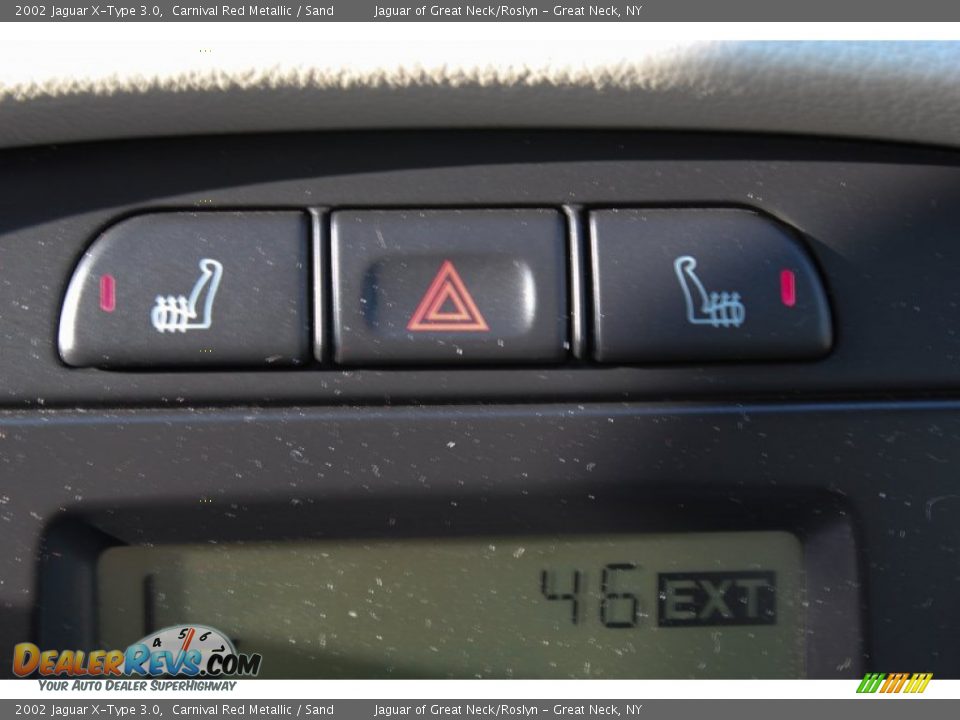 2002 Jaguar X-Type 3.0 Carnival Red Metallic / Sand Photo #21