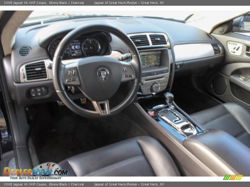 Charcoal Interior - 2008 Jaguar XK XKR Coupe Photo #3