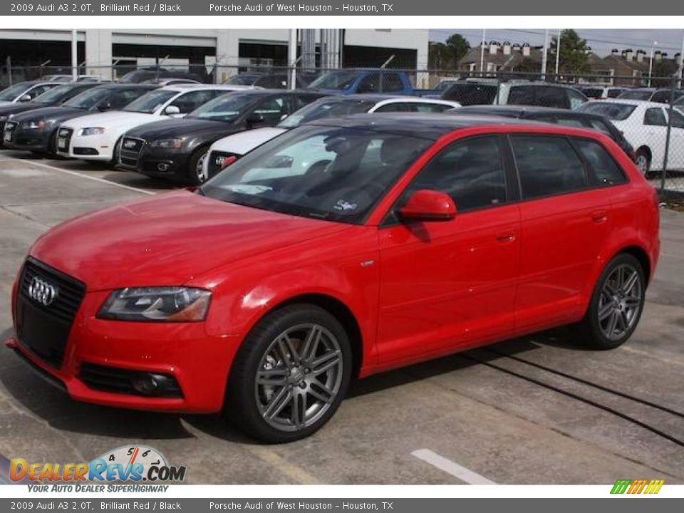 2009 Audi A3 2.0T Brilliant Red / Black Photo #2